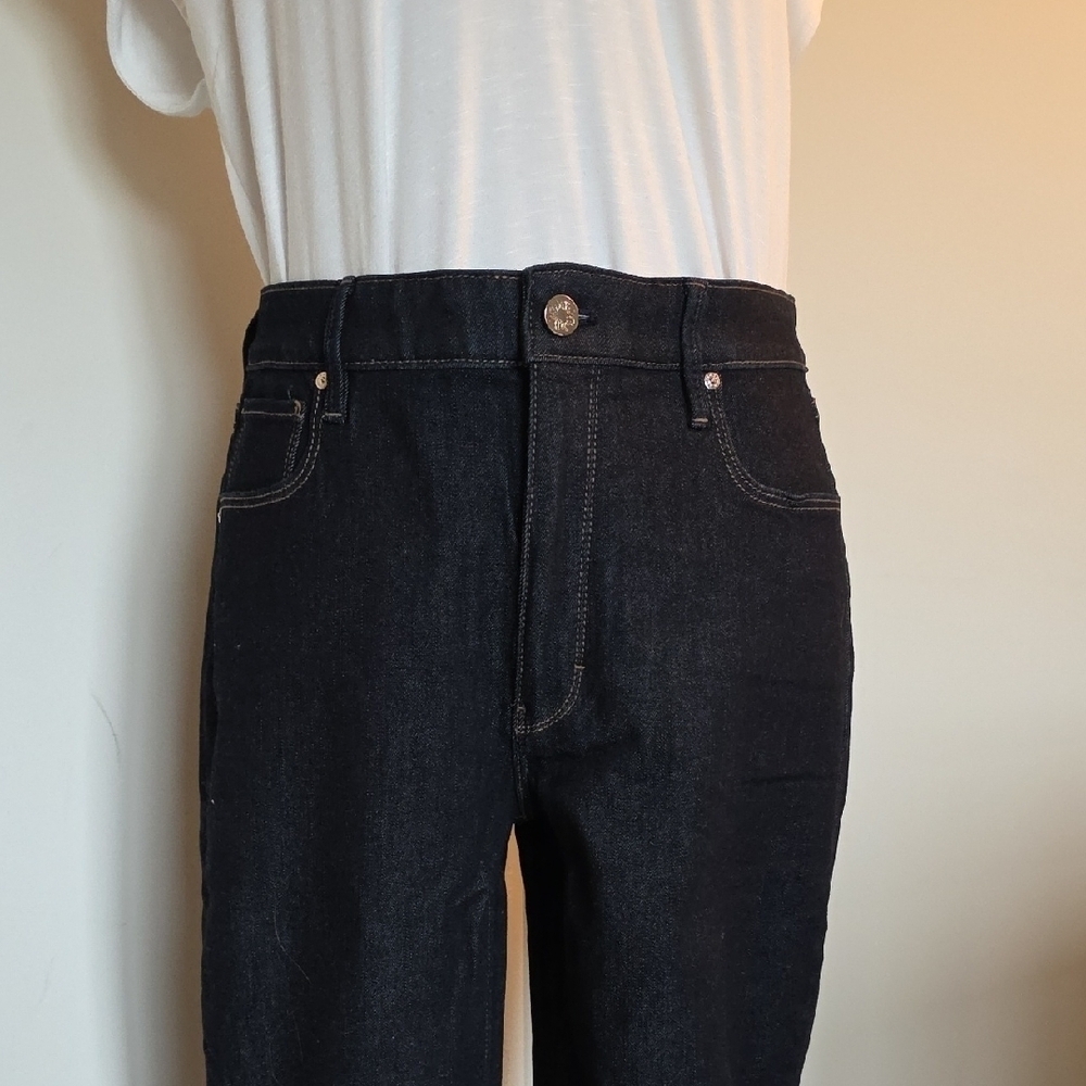 White House Black Market Dark Flare Jeans - Picture 2 of 6